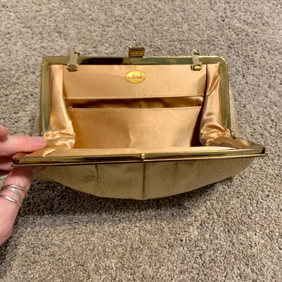 Vintage Gold Evening/Clutch - Picture 3 of 3